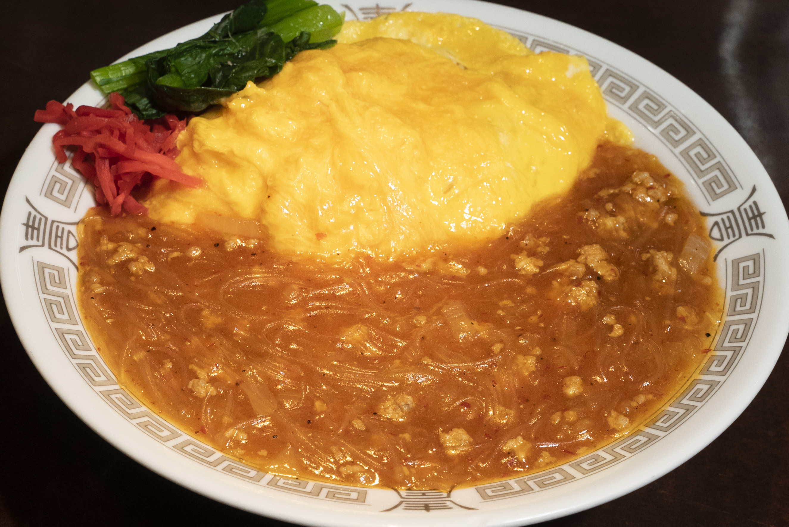 麻婆春雨丼
