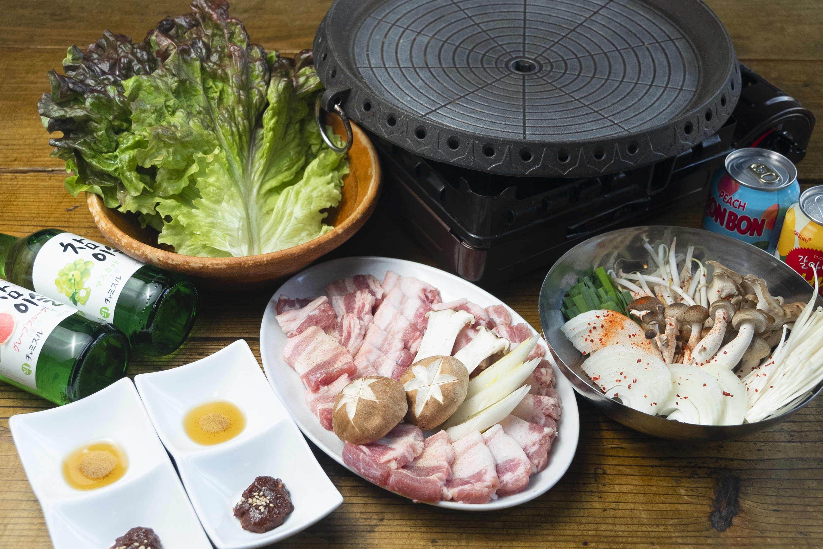 米沢豚のサムギョプサル