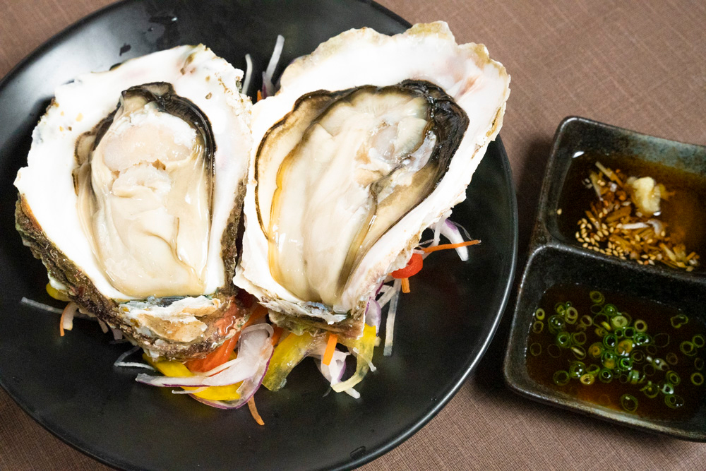 新鮮な海鮮食材