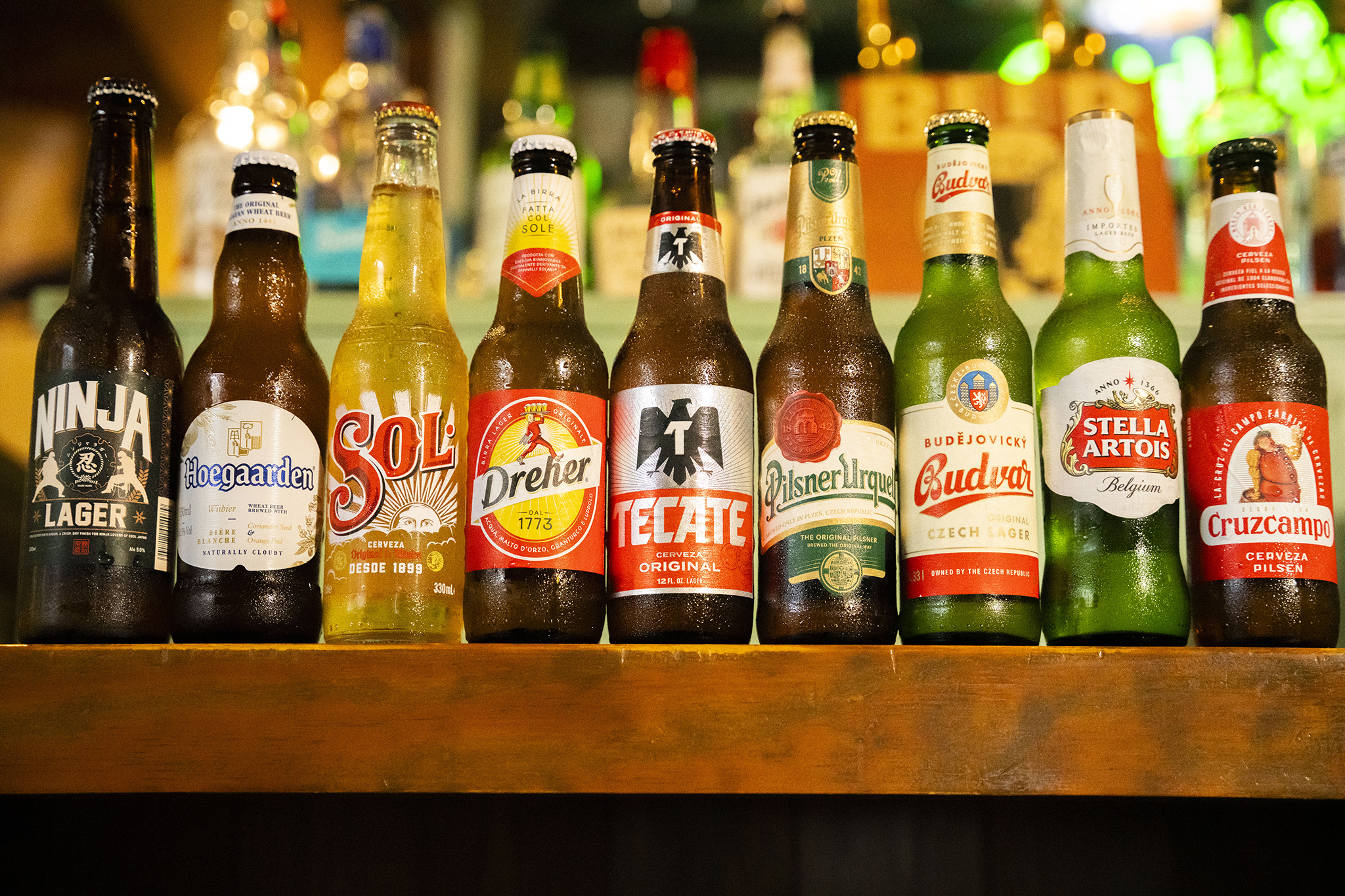 世界各国のビール 常備30種以上！