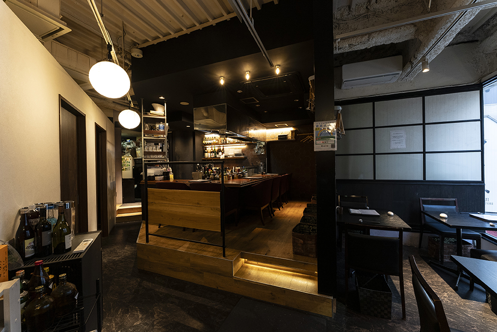 おしゃれな店内