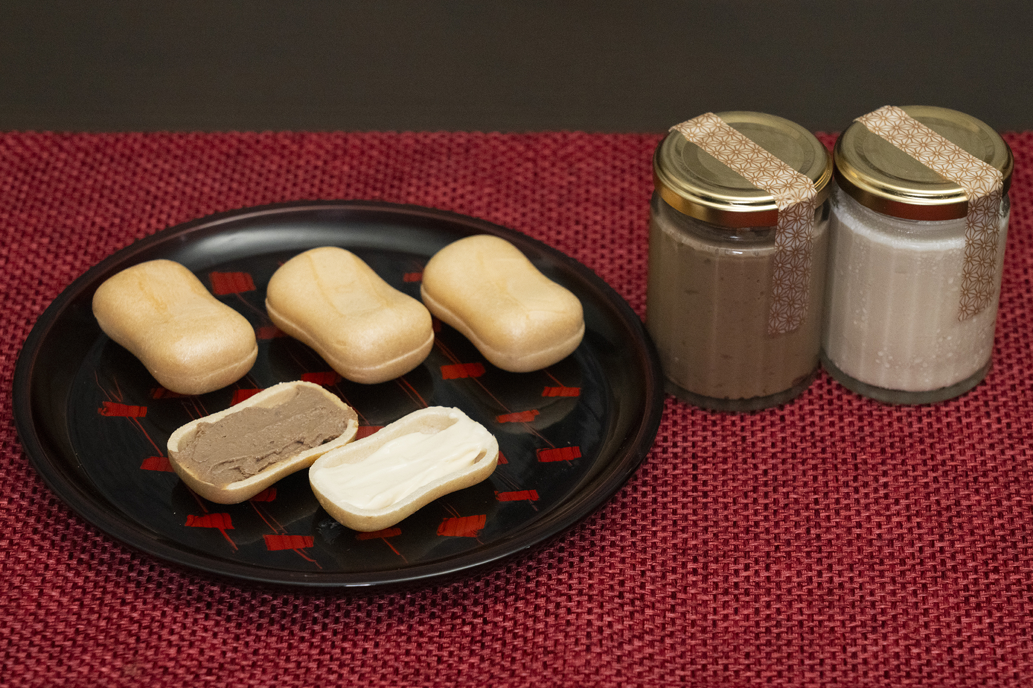 鶏レバーペースト最中