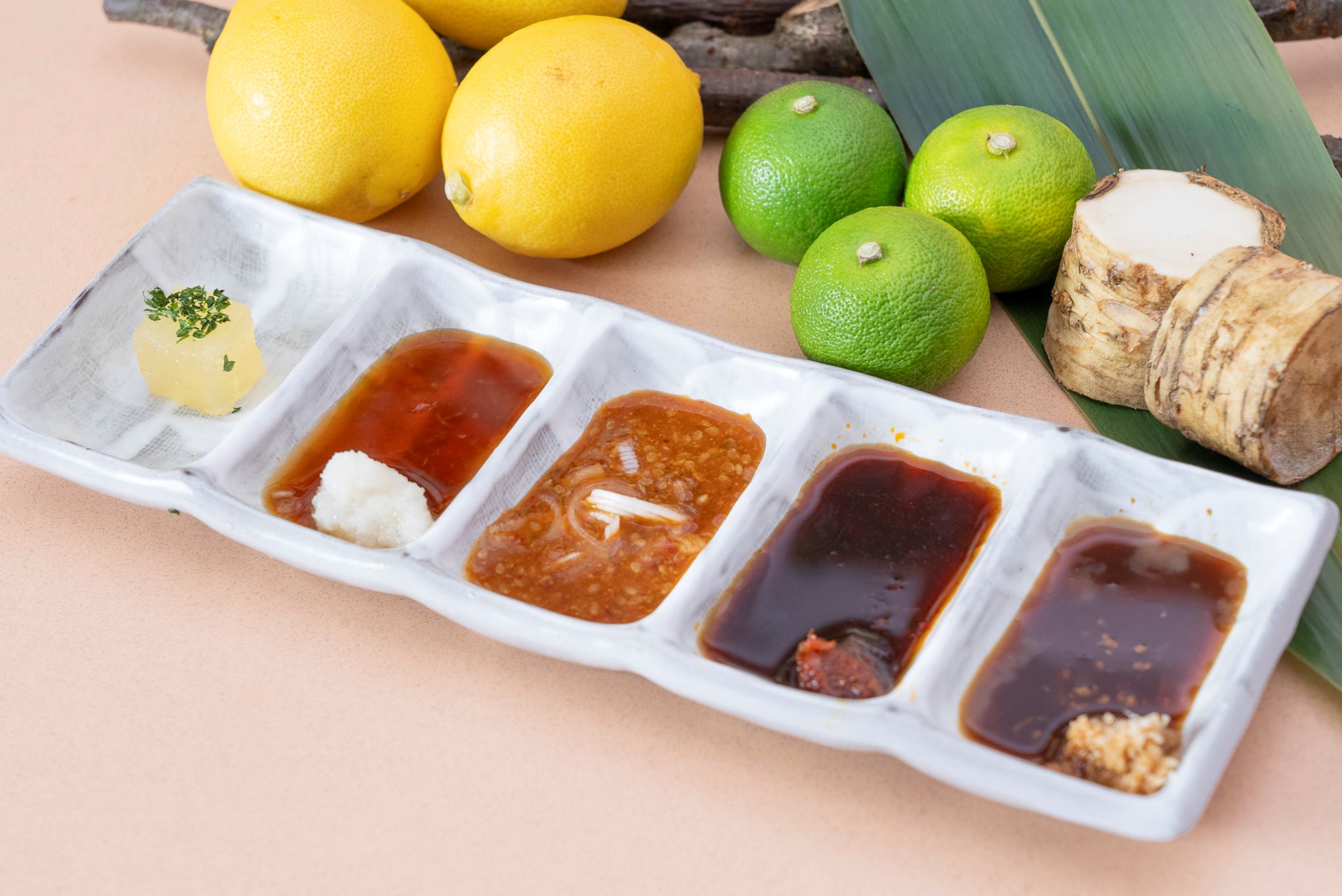 全て手作り「自慢のタレ」