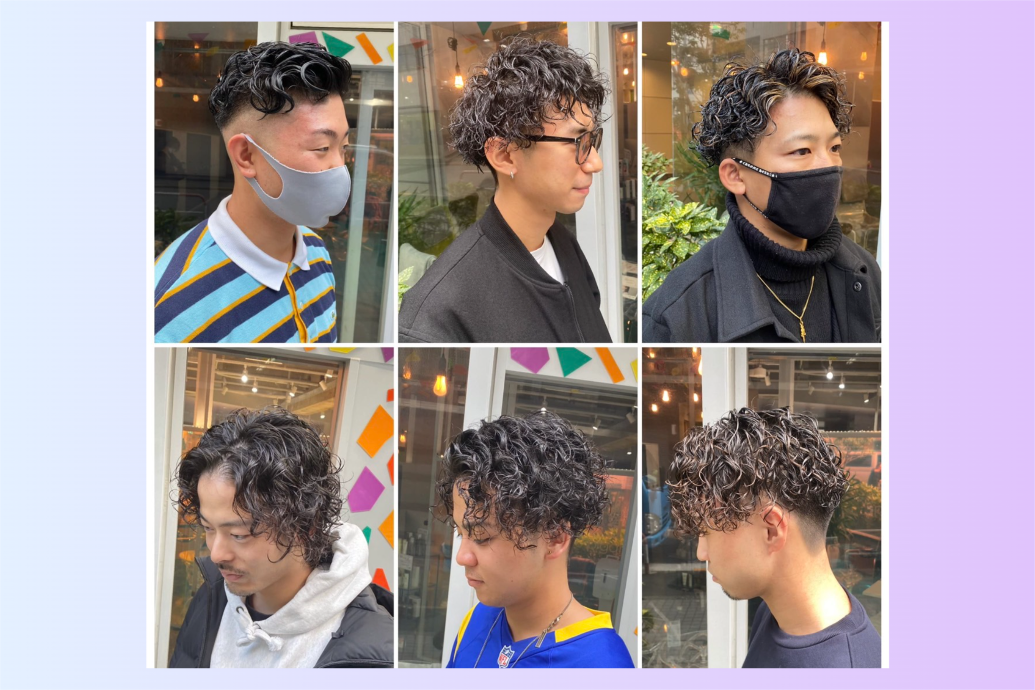 メンズショート・メンズパーマ